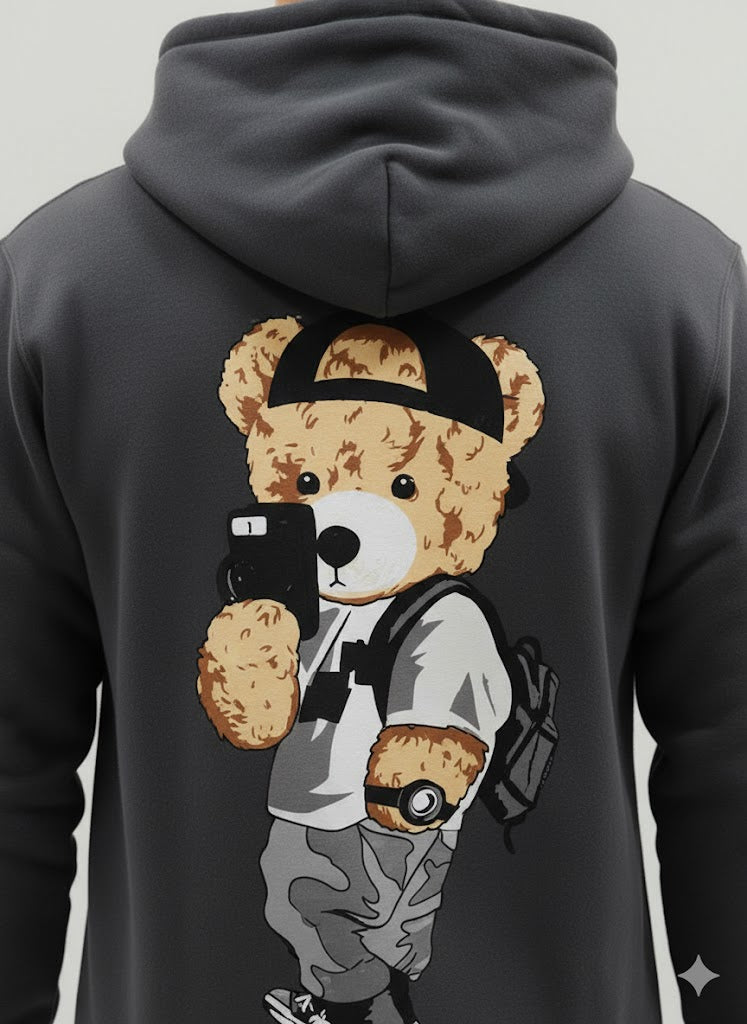 Charcoal Graphic Hoodie (VEREN)