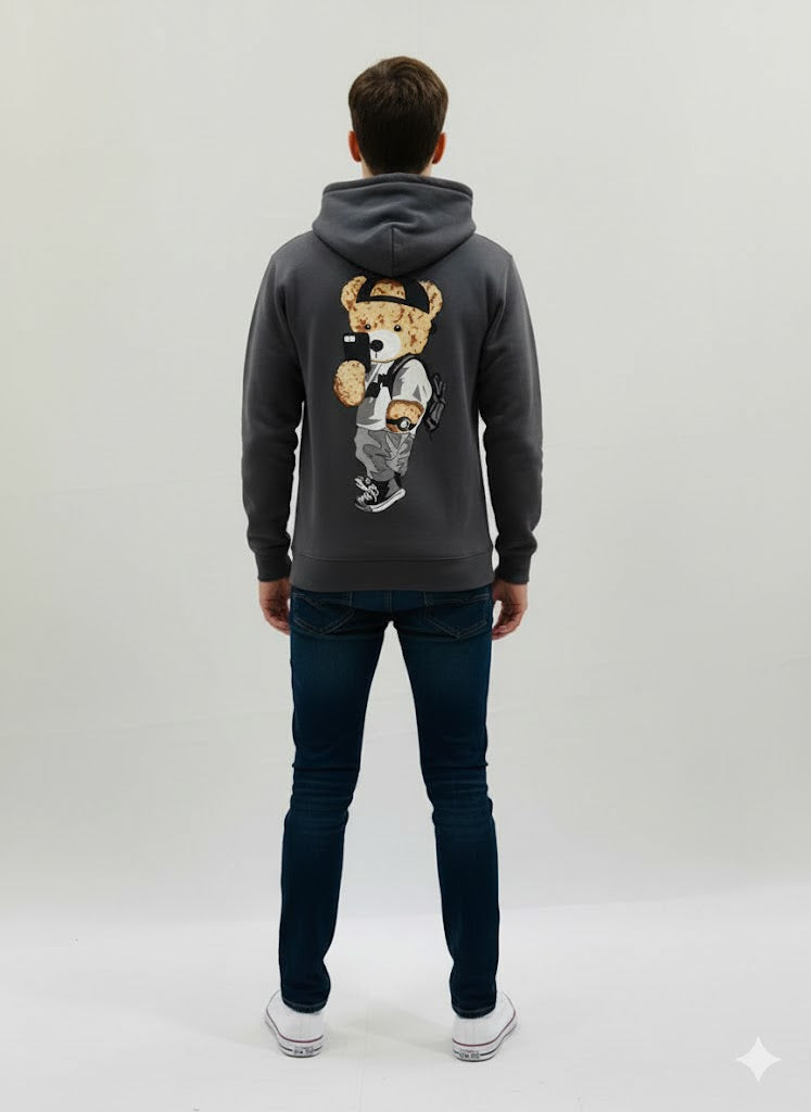 Charcoal Graphic Hoodie (VEREN)