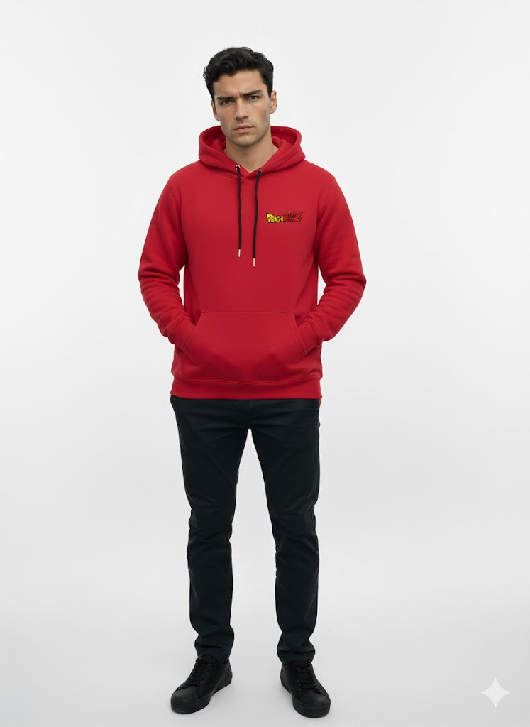 Dragon Ball Z Power Up Red Pullover Hoodie