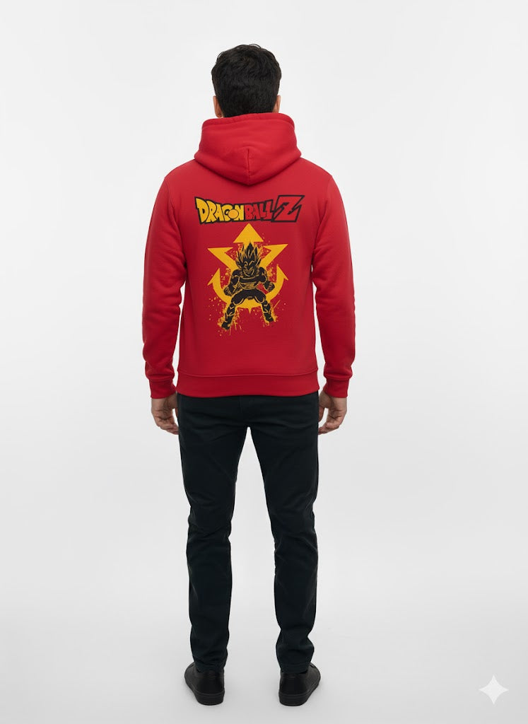 Dragon Ball Z Power Up Red Pullover Hoodie