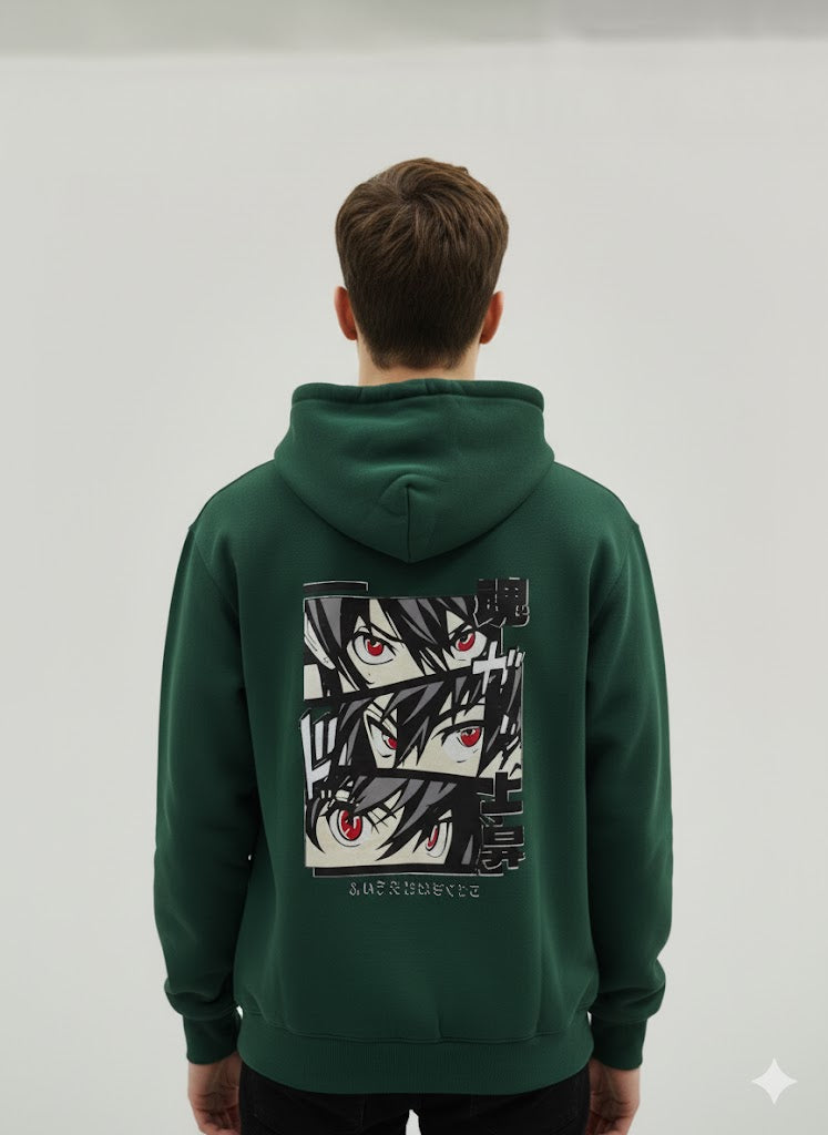 Anime Eyes Graphic Hoodie